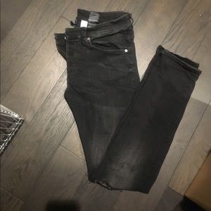 H&M ripper black jeans